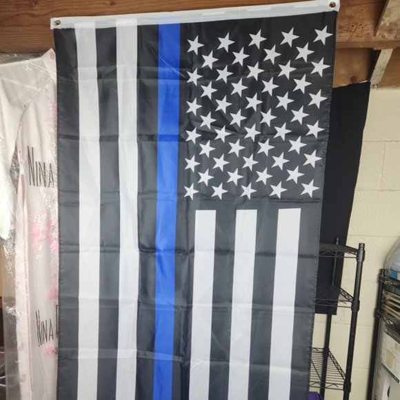 Other - Police Blue Line Flag Size 3ft x 5ft
